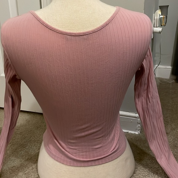 SHEIN Pink long sleeve shirt - Picture 3 of 4